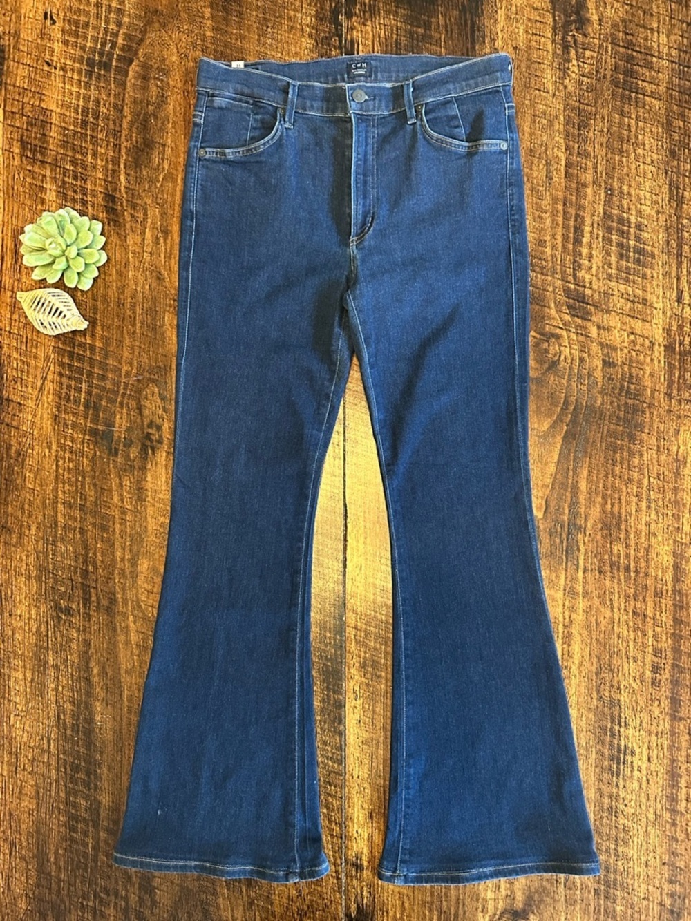 Citizens of Humanity  | Fleetwood High-Rise Flare Jeans - Dark Wash, Size 31